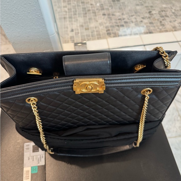 Authentic Chanel bag Purse tote new CC large shopping bag - Picture 8 of 11